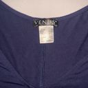 Venus 💙EUC  V Neck Cold Shoulder Blouse Photo 3