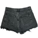 Abercrombie & Fitch  The Mom Short High Rise Curve Love Black 30 Shorts Raw Hems Photo 5