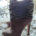 L.A.M.B. Puffy Suede Leather Booties Size 7 Photo 3