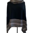 Moda Le  cape/poncho turtleneck boho look comes to a point at the front one size Photo 0