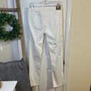 Abercrombie & Fitch  Skinny Bootcut White Jeans Photo 1