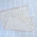 VINTAGE champagne cream nylon lace midi slip dress Tan Size 1X Photo 4