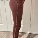 easel Leopard Maroon Skinny Jeans Photo 2