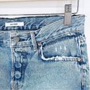 GRLFRND  Tatum Straight Leg Crop Jeans Curved Frayed Hem NWOT Photo 4