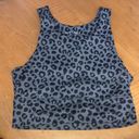 Anthropologie  All Fenix Sports Charcoal Leopard Jagger Long Bra size medium bra Photo 3