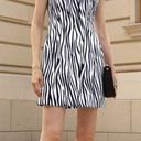 Boutique Saturday Club Wide Shoulder Printed Dress Photo 2