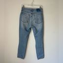 Abercrombie & Fitch  The Skinny High Rise Distressed Jeans Sz 28 Photo 2