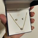 Kendra Scott Gold Necklace With Matching Earrings  Photo 2