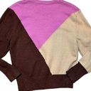 Lush Clothing New LUSH Womens Sweater Pink Size Small Pink Beige Brown Colorway Viscouse Photo 0