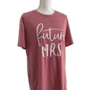 ma*rs Future . Bride To Be Ladies Tee Shirt Pink & White Size Large Photo 1