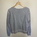 ALL SAINTS 100% Cotton Gray Distressed Sweatshirt‎ W/ Pocket ( 10 ) Photo 4