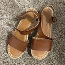 Brown Platform Sandals Size 7.5 Photo 0