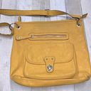 Bueno  faux leather bag mustard color Photo 0