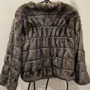 ZARA  faux fur jacket size small Photo 7