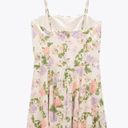 ZARA Floral Square Neck Mini Dress NWOT Size XS Sleeveless Spring Girly Photo 12