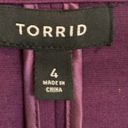 Torrid  Purple Blazer double button Sz 4 Photo 2