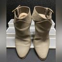 American Eagle Gray Strap Buckle Open Back Bootie Size 10 - 3.5” Heel Photo 7