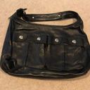 DKNY  Black Leather Shoulder Bag Photo 0