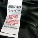 Missguided Misguided High Rise Faux Leather Legging Pintuck - Size 12 Photo 2