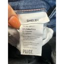 Paige  Women's W6075 Size 24 Blue Shelby Mid Rise Slim Crop Flare Jeans NWT Photo 6