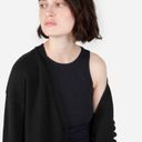 Everlane  Black Wool Cashmere Blend Long Button Front Cardigan Sweater Women’s XS Photo 2