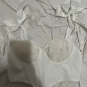 White Corset Top Size M Photo 2