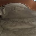 DKNY  Purse Womens Medium Size Brown Shoulder Bag Vegan Leather Handbag Office Photo 5