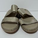 Cole Haan  Women's Cloudfeel Espadrille Sandal in Soft Gold Metallic Size 9.5 Photo 3