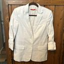 Alice + Olivia  3/4 Sleeve Linen Blazer, Size S Photo 0