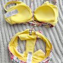 Time & Tru Yellow Floral 2pc bikini set  Photo 2