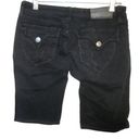 Pepe Jeans  London‎ Black Denim Knee Length Short Size 27 Photo 7