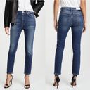 RE/DONE NWT  High Rise Ankle Crop Jeans Midnight Blue Size 29 Photo 1