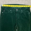 AG Adriano Goldschmied  The Prima Corduroy Cigarette Leg Jeans Green 24 Photo 7