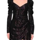 Rococo  Sand Diva Dress Black Metallic Mini Dress Size Small Photo 2