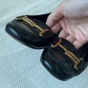 Salvatore Ferragamo black horsebit buckle vintage ballet flats size 6 Photo 7