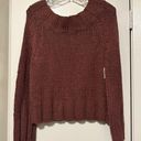 Free People NWT  Beachy Off Shoulder Slouch Sweater Rose size XS Photo 0