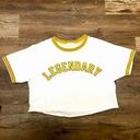 urban nation - "LEGENDARY" Jersey Style Crop Top - Never worn! 💛 🖤 Photo 1