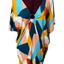 Bar III NWT Women's  Pop Art Ring Tunic Short Sleeve Beach Pool Cover-Up - Large Photo 0