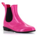 Seven7  Dover Rain Booties 10 Barbie Pink Rubber Waterproof Fall Winter Anti-Skid Photo 0