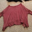 Free People Short sleeve burnt orange top Photo 0