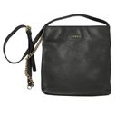 Furla  Pebbled Leather Crossbody Messenger Bag Black Photo 11