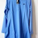Adidas NWT  Women’s Long Sleeve Golf Dress with shorts Blue Medium Photo 3