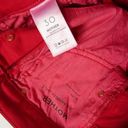 NWT Mother Rambler Ankle in Ribbon Red Straight Crop Jeans 30 Photo 4