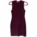 Wilfred Free  Women's Maroon Sleeveless Body Con MininDress Size Small Photo 1