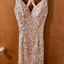 PromGirl Light Pink Sequins Dress Photo 3