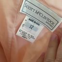 Jessica McClintock  light pink and white lace sweetheart dress 12 Photo 5