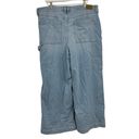 American Eagle  Super High Rise Baggy Wide Leg Carpenter Jeans Size 18 Short Photo 2