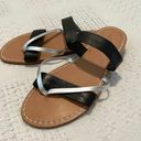 new Preludio Capri Italy size 10 black silver sandals SHELF 4730 Photo 6