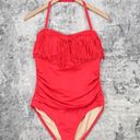 Swimsuit For All NWOT Swimsuits For All Fringe One-Piece Swimsiut Sz 10 Photo 3