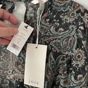 Joie  Manning Long Sleeve Dress NWT  Paisley Pattern Size Small Photo 6